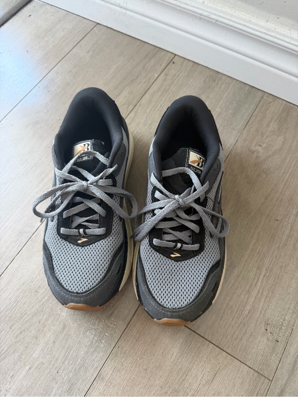 Brooks Gray and Black Women's Athletic Shoes